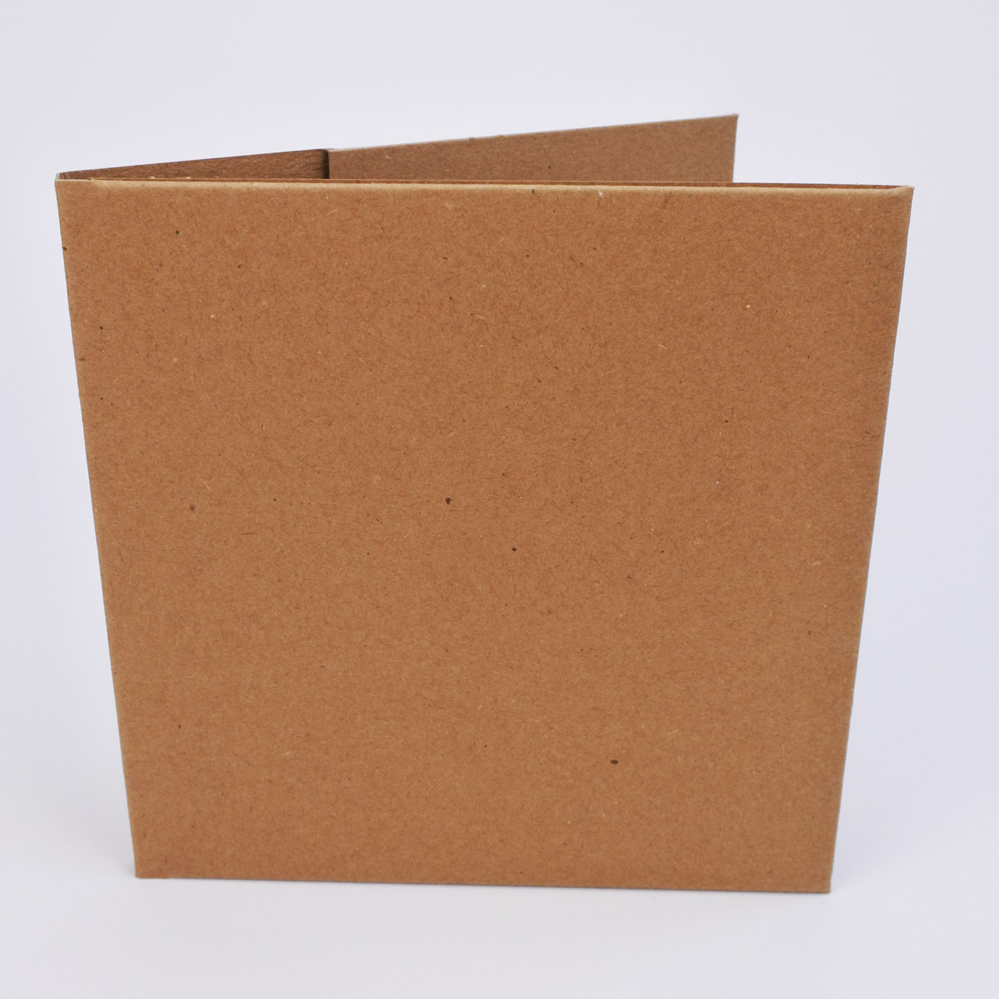 Pochette dos carton brune - Pochette carton et plastique
