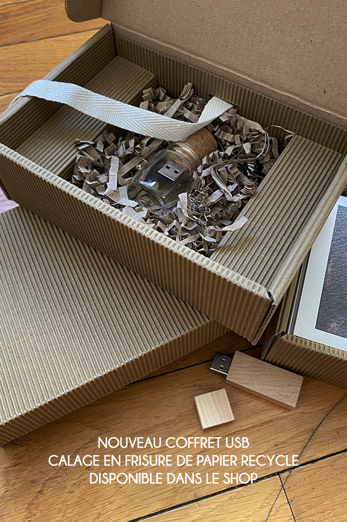 COFFRET USB FRISURE DE PAPIER 3 POCHETTE CARTON